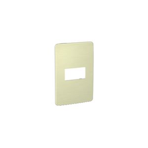 PLACA MODULAR ORION 1 MODULO, BLANCO/AURORA GOLD 3310164503 Schneider Electric