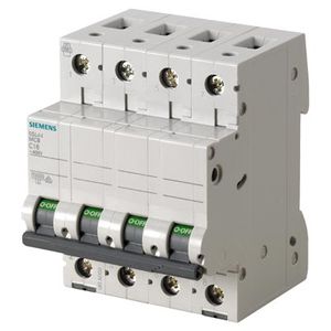 Automatico magnetotermico 400V 10kA, 4 polos, C, 25A 7442561 Siemens