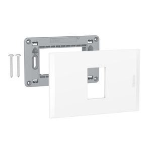 PLACA 1P BLANCA CON SOPORTE 5S1EB02 Bticino