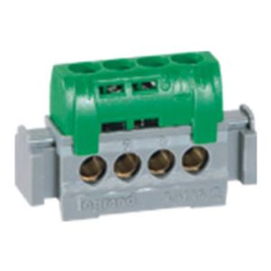 REGLETA VERDE TIERRA 4 ENTRADAS 483004 Legrand