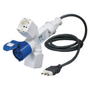 ADAPT IND MULT C/CABLE MCHO VTE 3SAL 16A 64263103 Gewiss