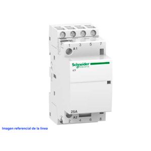 CONTACTOR MODULAR CONTROL ACTI 9 ICT, 4P, 25A, 240V AC, 4NA MANDO A DISTANCIA 2083459 Schneider Electric