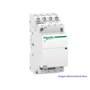 CONTACTOR MODULAR CONTROL ACTI 9 ICT, 3P, 25A, 240V AC, 3NA MANDO A DISTANCIA 2083359 Schneider Electric