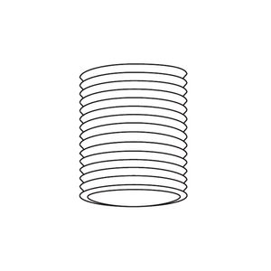 NIPLE GALVANIZADO 1           NI-25 417440429 Rawelt