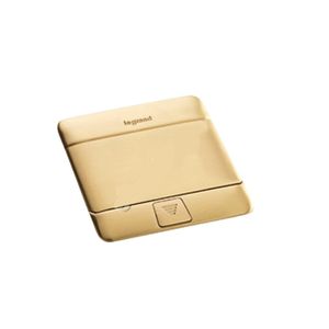 CAJA PISO 3 MODULOS  LATON PULIDO 5401504 Legrand