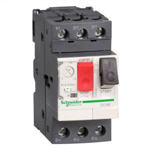 GUARDAMOTOR MAGNETOTERMICO TESYS GV, 3 POLOS, 0.63-1 A, MANDO POR PULSADOR 1840159 Schneider Electric