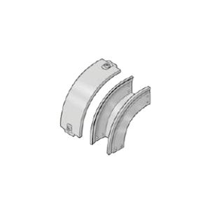 P31-CHANGEMENT PLAN CONVEXE 90ï¿½ + COUVERCLE 100X75 RAL 5015 34448504 Legrand