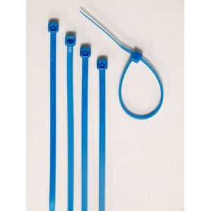 AMARRA PLASTICA PRENSA CABLE 100X2,5MM 100 UNIDADES AZUL 35251034 FNX