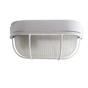 PLAFON TORTUGA OVAL AL 60W BL IP44 3003A 209101025 Darlux