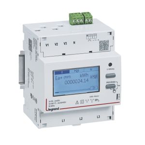 CONTADOR TC 5A  TRIFASICO 4 MODULOS MID 41204204 Legrand