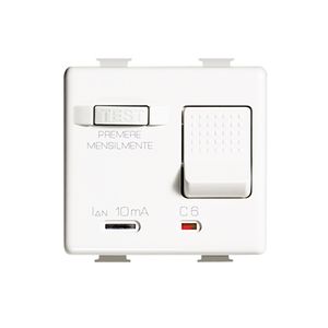 DIFERENCIAL 16A MONTAJE PLACA MATIX COLOR BLANCO 52565402 Bticino
