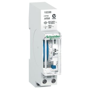 RELOJ HORA C/R 1CANAL 100Hrs 1533659 Schneider Electric