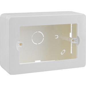 CAJA TIPO CHUQUI 2 CUERPOS CLIC DE MONTAJE PARA CANALETAS 43.5 X85 X 123.5MM 116600703 Schneider Electric