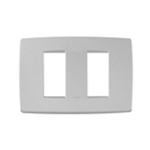 PLACA 2 MODULOS PARA CAJAS 3 MODULOS. TECNOPOLIMERO 96521176 Vimar