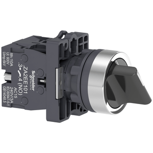 SELECTOR MET 22 MM 3 POSICIONES 2NO NEGRO CON MANETA CORTA 2759859 Schneider Electric