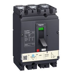 INTERRUPTOR EASYPACT REGULABLE CVS160B TERMOMAGNETICO 160A 3P 25KA UNIDAD TMD 51630359 Schneider Electric