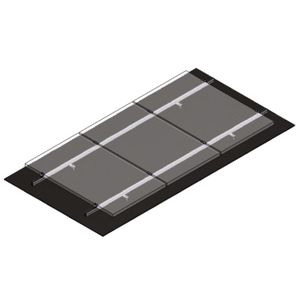Kit estructura Conplanar riel 4200MM 2089298128 Alusin Solar