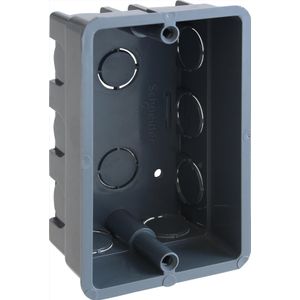 CAJA EMBUTIR APILABLE SIN INSERTOS METALICOS 12 SALIDAS 100 X 64 X 41 MM GRIS 116600103 Schneider Electric