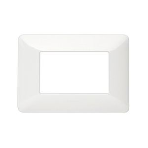 PLACA 2 MODULOS TECNOPOLIMERO MATIX COLOR BLANCO 97353302 Bticino