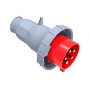 ENCHUFE INDUSTRIAL IP67, LIBRE DE HALOGENOS, MACHO VOLANTE, 380V, 32A, 3P+N+T, BEMIS 6011635 Bemis