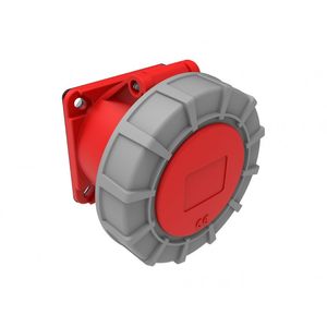 ENCHUFE INDUSTRIAL IP67, LIBRE DE HALOGENOS, HEMBRA EMBUTIDA, 380V, 32A, 3P+N+T, BEMIS 6312635 Bemis
