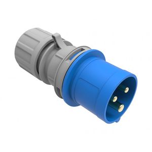 ENCHUFE INDUSTRIAL IP44, LIBRE DE HALOGENOS, MACHO VOLANTE, 220V, 16A, 2P+T, BEMIS 6510835 Bemis