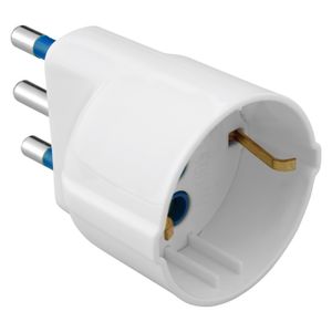 ADAPTADOR SCHUKO 2P+T 16/16A  BCO   250V 28510103 Gewiss