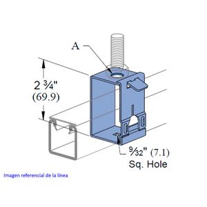 COLGADOR PERFIL 9/16 P-2855 EG 339909036 Unistrut