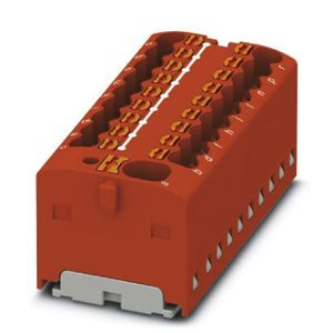 REPARTIDOR HORIZ 19 CONEX 17,5A 1,5MM2 PTFIX 4/18X1,5 ROJO 104742094 Phoenix Contact