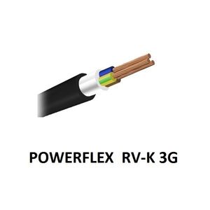CABLE RV-K POWERFLEX  3x  1.5mm2 1KV NEGRO R100 10330300119
