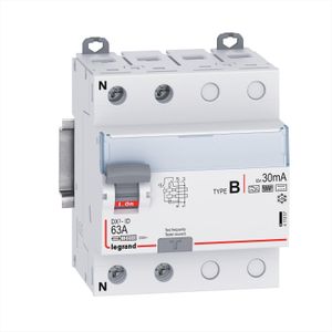 Interruptor diferencial dx- 2p 230v 63a tipob 30ma 41195704 Legrand