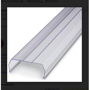 COBERTOR TRANSPARENTE PARA/BORNES 1MT/LARGO PVC SIN/SOPORTES 303436194 Phoenix Contact
