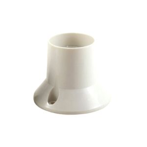 BASE RECTA PLASTICA E27 2150 RM BL 37202106 Rema