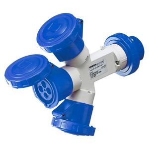 ADAPTADOR IND MULT 3 SAL 16A 220V 2P+T I 64024103 Gewiss