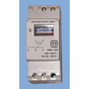 INTERRUPTOR HORARIO DIGITAL ELECTRONICO PROGRAMABLE 11600805 Saime