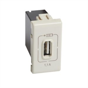MOD MATIX USB 1,1A  MARFIL 52855202 Bticino