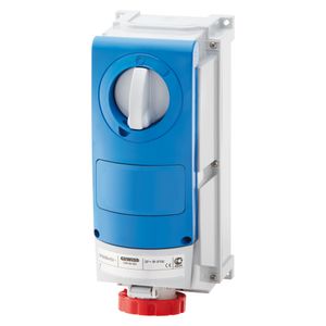 BASE FIJA INTERBLOQUEADAS VERTICAL SIN BASE PORTAFUSIBLES 3P+N+T 32A 346-415V 50/60HZ 6H IP66 66520103 Gewiss