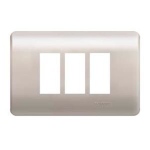 PLACA GENESIS 3 MODULOS CON SOPORTE, MILLON 7713263 Schneider Electric