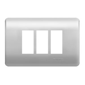 PLACA GENESIS 3 MODULOS CON SOPORTE, LIEN 7713363 Schneider Electric
