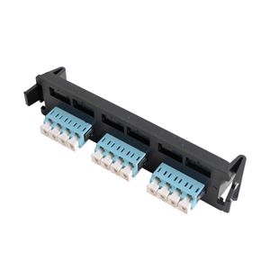 PANEL DE CONECTORES FIBRA OPTICA 12 POSICIONES LC MM OM4 AQUA 1786194163 Siemon