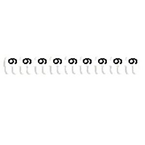 MARCA CAB3 1.5-2.5MM 9 BLANCO TIRA 30U. T3822904 Legrand