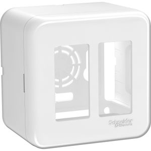 CASQUETE GENESIS SOBREPUESTO 2 MODULOS, BLANCO 6602063 Schneider Electric