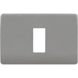PLACA GENESIS 1 MODULO CON SOPORTE, NIQUEL 745163 Schneider Electric