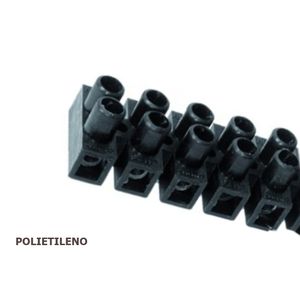 REGLETA CONEX NEGRA PE 4mm 3AMP FNX 3421134 FNX