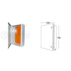 ARMARIO METALICO 700X500X250 IP66 COLOR RAL7035 110752534 FNX