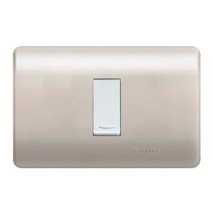 PLACA GENESIS ARMADA CON INTERRUPTOR 9/24 16A 250V, MILLON 6203263 Schneider Electric