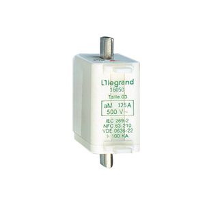 FUSIBLE INDUSTRIAL DE CUCHILLA TIPO AM(LENTOS) TALLA 00 125A. CON INDICADOR 1605004 Legrand