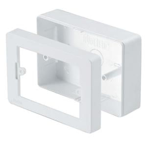 CAJA CHUQUI LIBRE DE HALOGENOS SOBREPUESTA PLASTICO BLANCO 8939404 Legrand