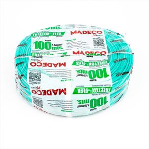 ROLLO CABLE 1.5MM 100MTS VERDE LIBRE DE HALOGENOS 35500171 Nexans - Cocesa