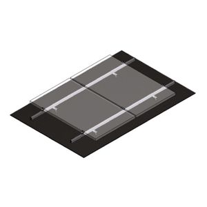 Kit estructura Conplanar riel 3200MM 2089296128 Alusin Solar